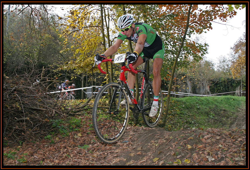 01/11/09 Acqui Terme (AL). 3° prova Coppa Piemonte ciclocross Udace 2009/10. Fabio Pernigotti